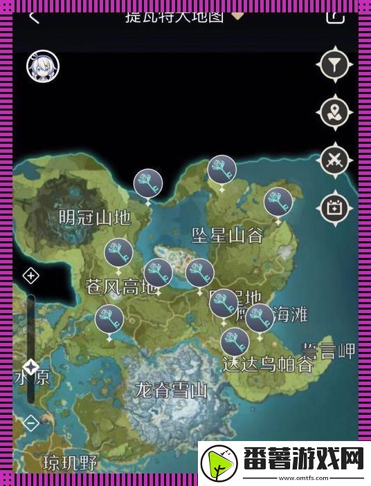 原神莫尔泰区地灵龛位置