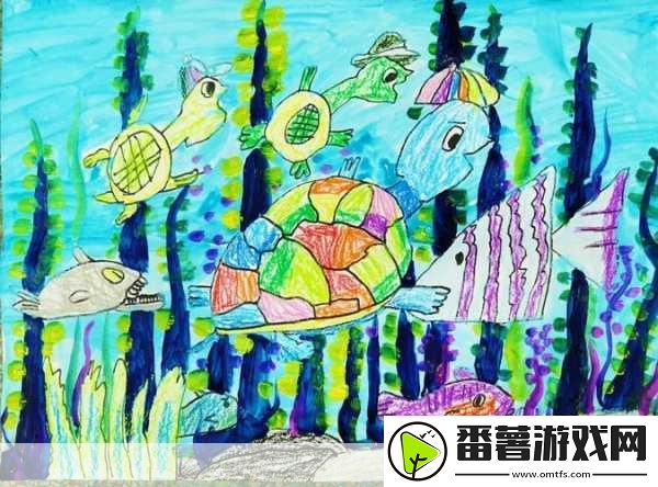 人口工彩画图片